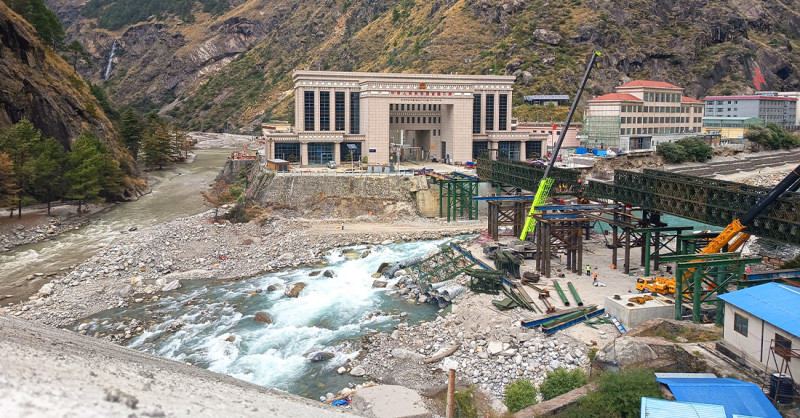 एक महिनामा रसुवागढी नाकामा ‘बेलीब्रिज’ निर्माण समपन्न हुने