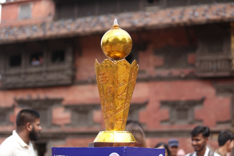 यसरी सार्वजनिक गरियो एनभीएलको ट्रफी (तस्बिरहरू)