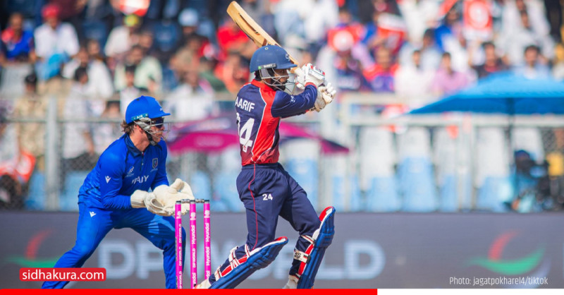 नेपालले इटालीलाई दियो १२४ रनको टार्गेट