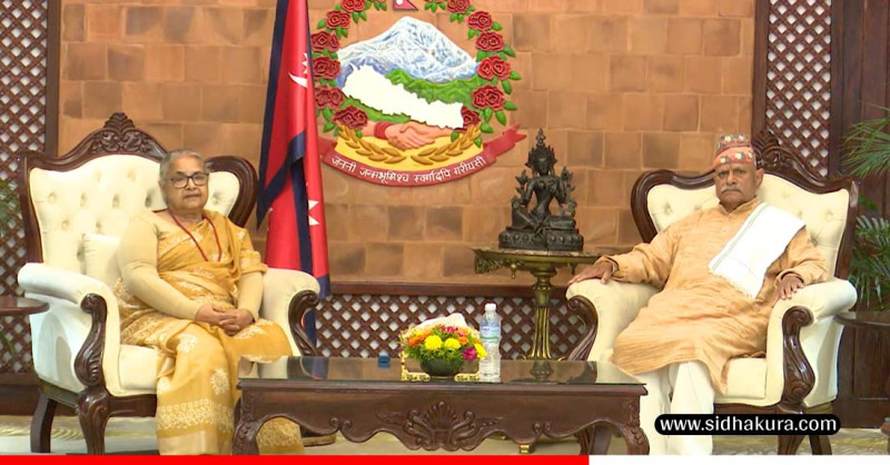 प्रधानमन्त्री कार्की र पूर्वराष्ट्रपति यादवबीच भेटघाट, निर्वाचनको तयारीका विषयमा चर्चा