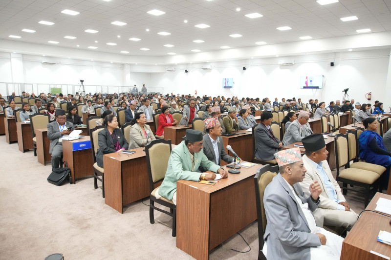 बुधबारको प्रतिनिधिसभा बैठक चल्दै गर्दा सांसद्हरु(तस्बिरहरु)