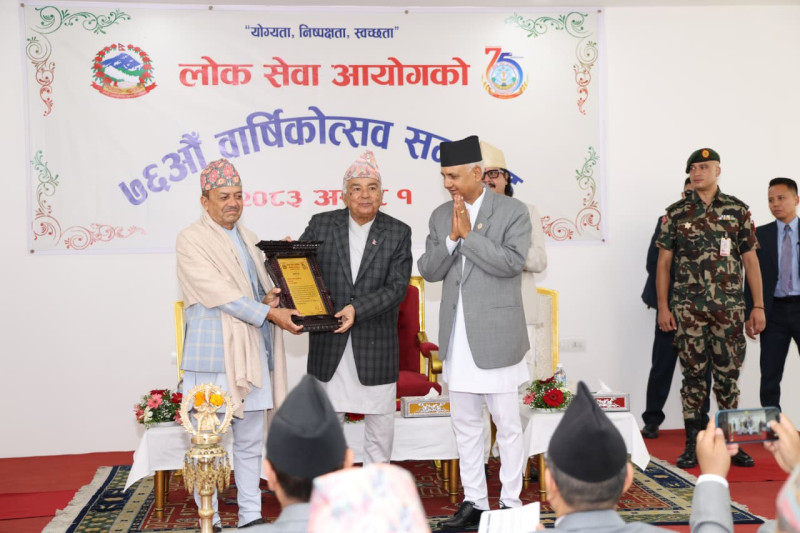 जनताको चाहना सुशासनमार्फत प्रभावकारी सेवा प्रवाहः राष्ट्रपति