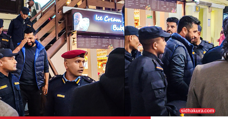 काठमाडाैँबाट भरतपुर हुँदै भैरहवाका लागि निस्किए रवि