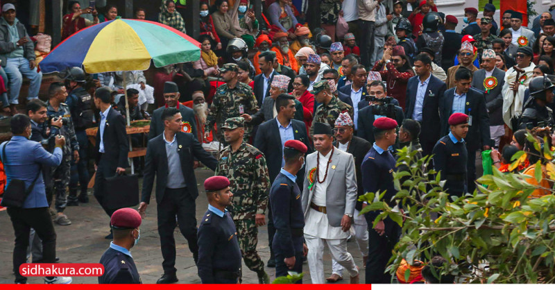 राष्ट्रपति पौडेलद्वारा पशुपतिनाथको दर्शन