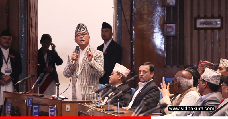 फरक विचार राख्नेलाई थुन्दै सरकारले निषेधको राजनीति गर्न खोजेको राजेन्द्र लिङ्देनको आरोप