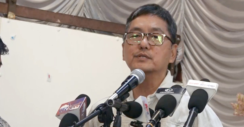 ‘शान्तिपूर्ण आन्दोलन चर्काउँछौँ, भाग्नका लागि प्रधानमन्त्रीलाई हेलिकप्टर प्रयोग गर्न दिन्छौँ’ : राजेन्द्र लिङ्देन