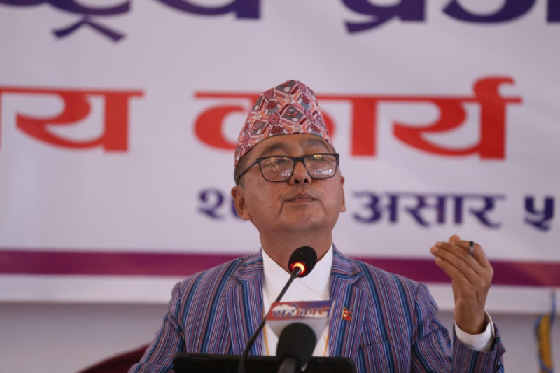 पार्टीका एजेण्डाहरुलाई पार्टीभित्रकै केहि नेताहरुले तुहाउने काम गरेको अध्यक्ष लिङ्देनको आरोप