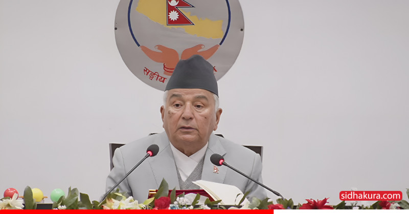 उद्धार र राहतलाई तीव्रता दिन राष्ट्रपतिको आग्रह