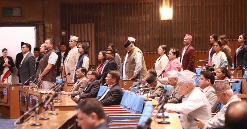 रास्वपा र राप्रपाका सांसदद्वारा आज पनि संसद बहिष्कार