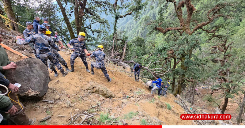 रोल्पा दुर्घटनाः जिप ८०० मिटर तल खसेपछि यसरी गरियो उद्धार (फोटोफिचर)