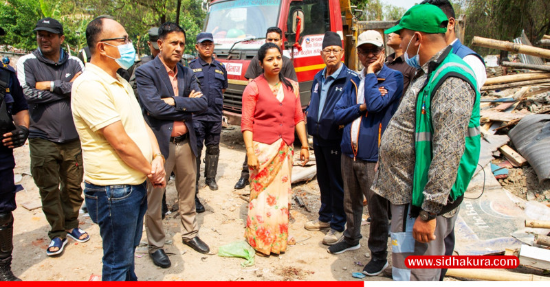 ‘सुकुम्बासी’ हटाइएको ठाउँमा तारबार गर्न सुनिता डंगोलको निर्देशन