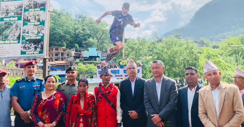 फुटबलर सावित्राको सम्मानमा ‘साम्बा चोक’ नामाकरण