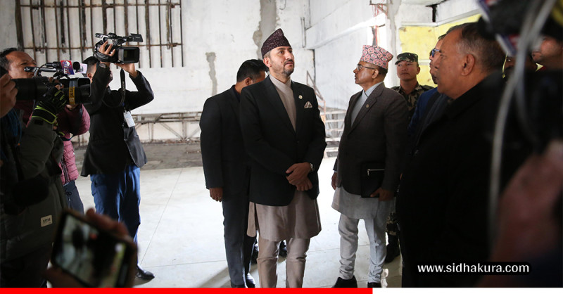 उच्चस्तरीय राजनीतिक संवाद समितिद्वारा कांग्रेसको पार्टी कार्यालय निरीक्षण