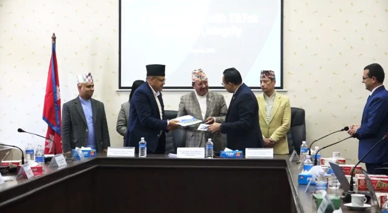 निर्वाचनमा नैतिकता कायम राख्न टिकटक र आयोगबीच सहकार्य