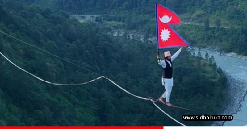 पर्वतमा नेपालकै अग्लो हाइलाइनको सफल परीक्षण
