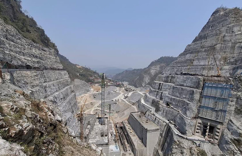 तनहुँ जलविद्युत् आयोजनाको बाँध निर्माणमा ६२ प्रतिशत प्रगति