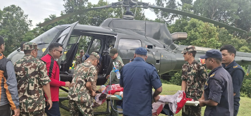 ज्यान जोखिममा परेका दुई सुत्केरीको हवाई उद्धार
