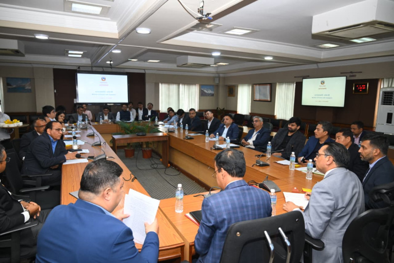 सुरु भयो अर्थमन्त्री वाग्लेसँग २० ठूला बहुराष्ट्रिय कम्पनीका प्रतिनिधिको छलफल