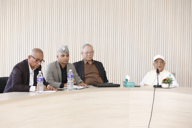 लोकतन्त्र, संविधान र राष्ट्रियताको रक्षाका लागि संघर्षको तयारी गर्न ओलीको निर्देशन