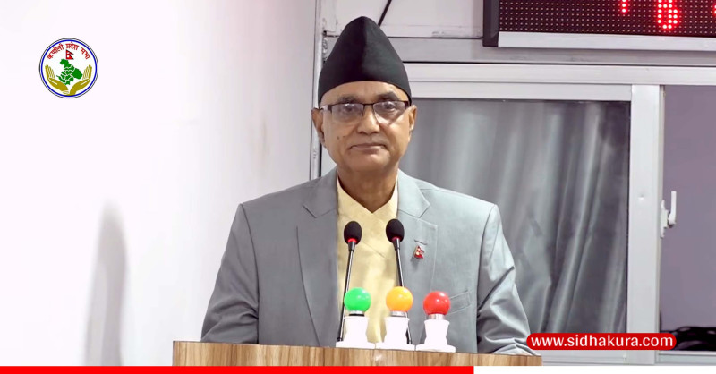 कर्णालीका मुख्यमन्त्री यामलाल कँडेलद्वारा राजीनामा