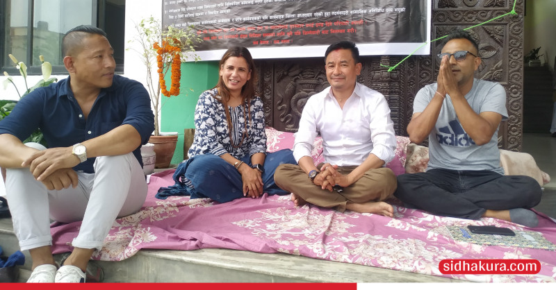 सानेपामा नेपाल तरूण दलका कार्यकर्ताहरूको आमरण अनशन, के हुन् माग ? (तस्बिरहरु)