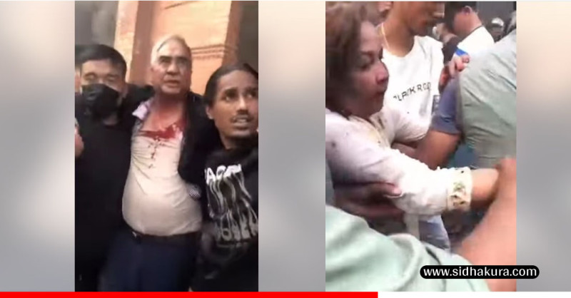 बुढानीलकण्ठ निवासबाटै शेरबहादुर देउवा र आरजु राणा प्रदर्शनकारीको नियन्त्रणमा (भिडियाे)