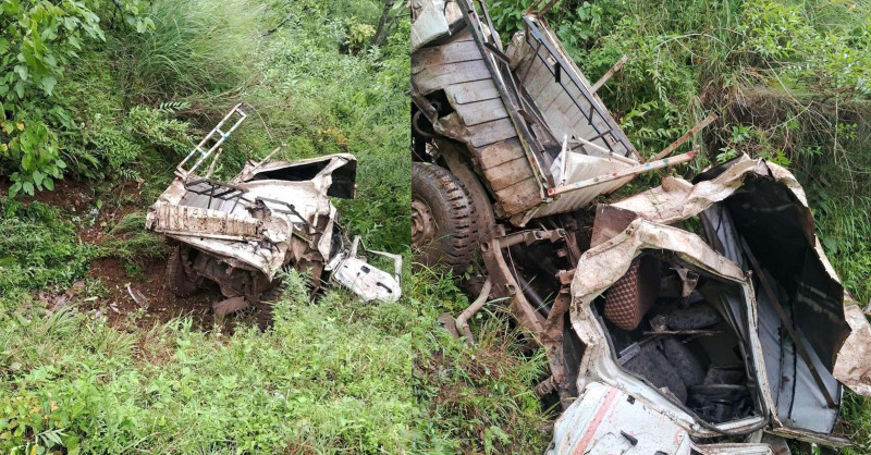 डडेल्धुरामा जिप दुर्घटना हुँदा चार जनाको घटनास्थलमै मृत्यु
