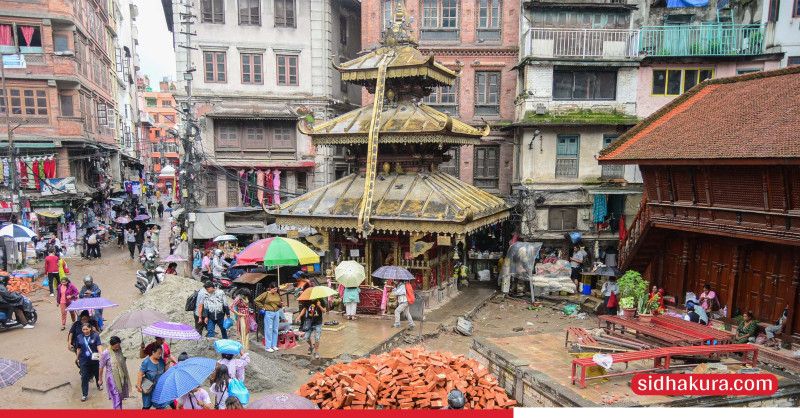 समयमा ढुङ्गा नछाप्दा अस्तव्यस्त असन (तस्बिरहरु)