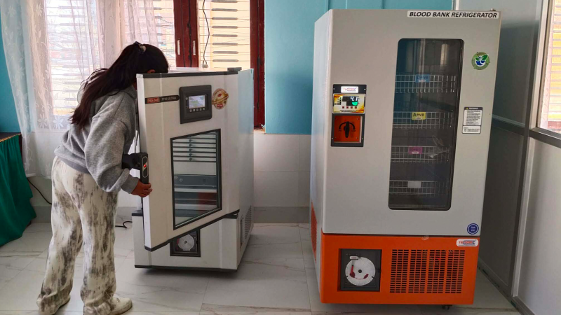 बागलुङमा ‘प्लेटलेट्स’ बनाउन थालियो : पोखरा र  काठमाडौँ पठाउनुपर्ने बाध्यता अन्त्य