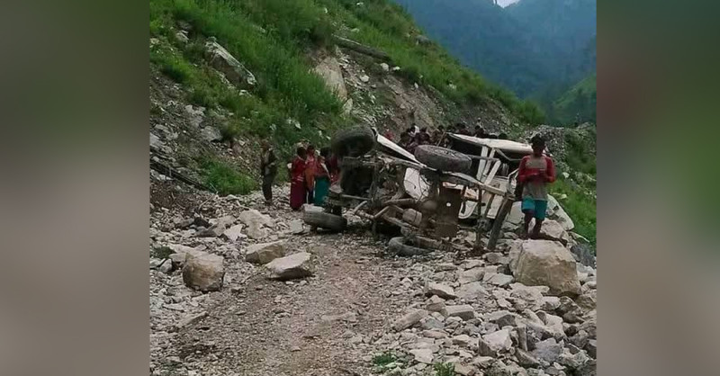 बाजुरा दुर्घटनाका घाइतेलाई सेनाको हेलिकप्टरमार्फत उद्धार