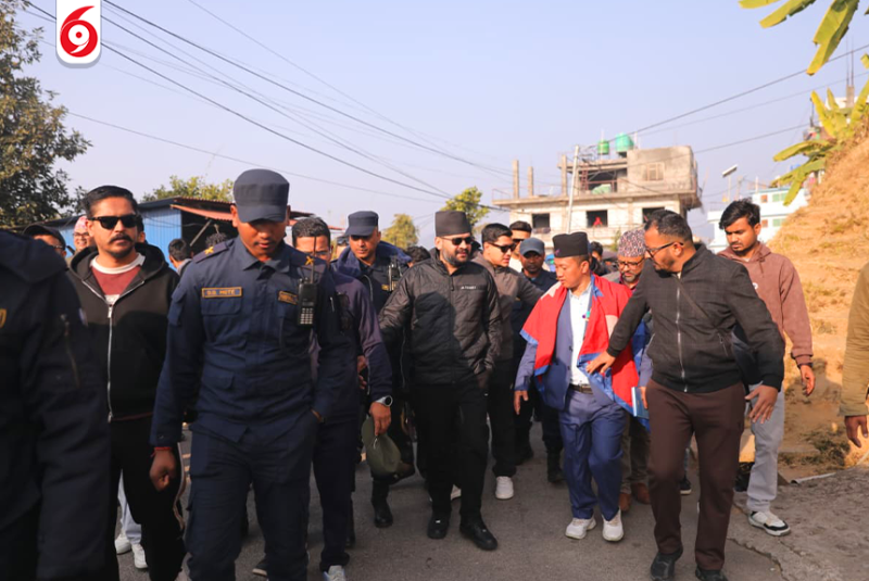 इलाममा बालेन शाहको चुनावी घरदैलो कार्यक्रम(तस्बिरहरु)