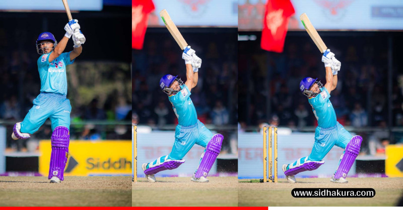 एनपिएलः भीम सार्की बने छिटो अर्धशतक बनाउने नेपाली खेलाडी