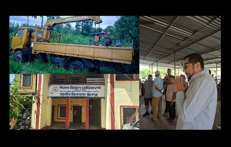 कर्णालीमा विद्युत आपूर्तिमा देखिएको अवरोध हटाउन ऊर्जा श्रेष्ठको पहल, यान्त्रिक क्रेन पठाउने निर्णय