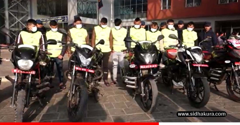 काठमाडौँमा लुटपाटमा संलग्न गिरोह पक्राउ, गोली हानेरमा लिइएको थियो नियन्त्रणमा