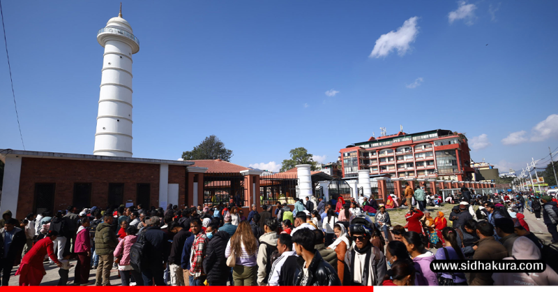 धरहरा चढ्नेहरुबाट ७ महिनामा उठाइयो करिब पाँच करोड