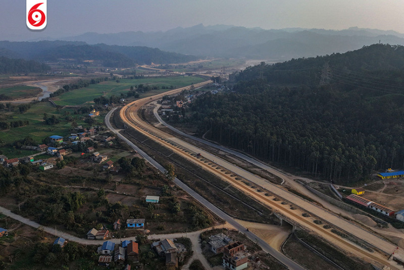 तराई/मधेस द्रुतमार्ग (फाष्ट ट्र्याक) निर्माणको प्रगति ४५ प्रतिशत  (तस्बिरहरु)