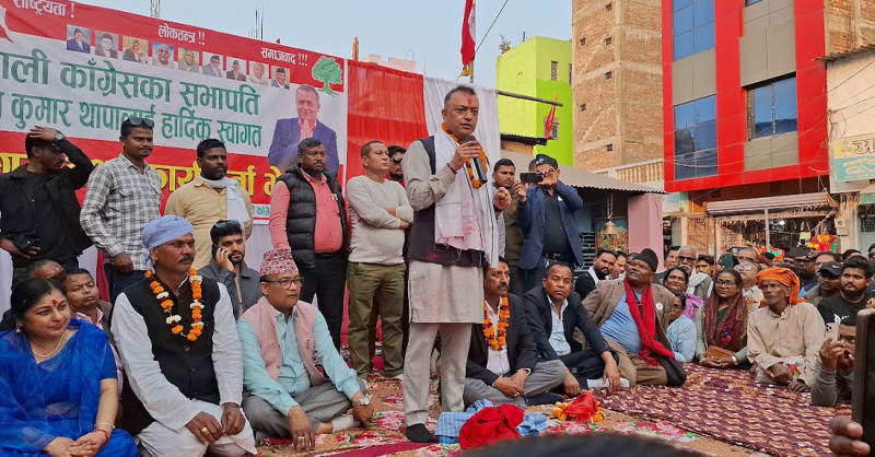 सबैलाई मिलाएर लैजाने र देश सुधार्ने सामर्थ्य कांग्रेससँग मात्र छः गगन थापा