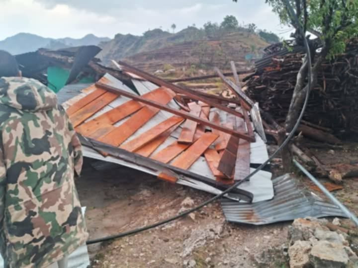 हावाहुरीबाट घर भत्किँदा सिरहामा एक महिलाको मृत्यु