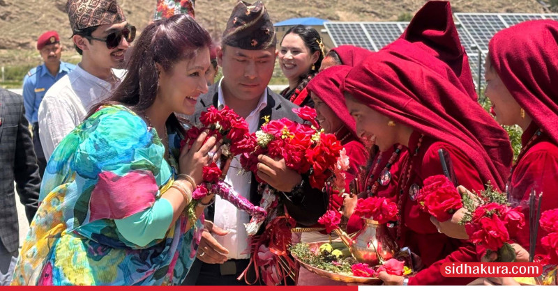 हृदयेन्द्रलाई लिएर पूर्वयुवराज्ञी हिमानी शाह जुम्ला भ्रमणमा, बर्थिङ सेन्टरको शिलान्यास (तस्बिरहरु)