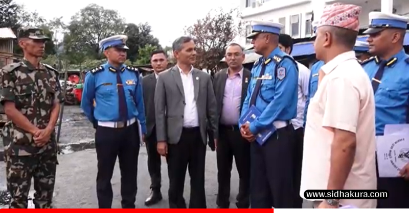 उच्च मनोवलका साथ काममा खटिन ट्राफिक प्रहरीलाई गृहमन्त्री अर्याल आग्रह
