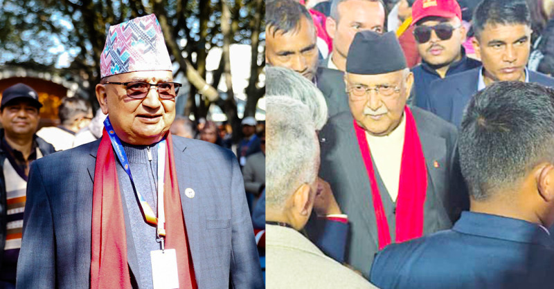 एमालेको भावी अध्यक्षका लागि केपी ओली र ईश्वर पोखरेलले दिए उम्मेदवारी