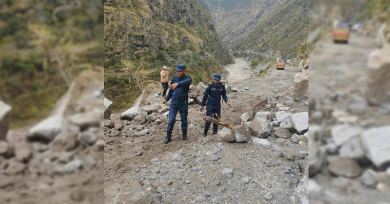 कर्णाली राजमार्गमा ठूला सवारीसाधन सञ्चालनमा रोक