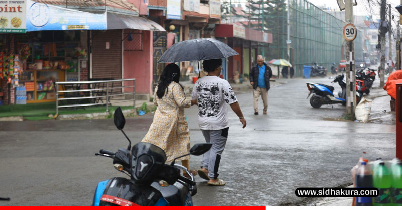 चितवन, गोरखा र उदयपुरमा भारी वर्षा, अन्य यी हुन् वर्षा भइरहेका क्षेत्र ?