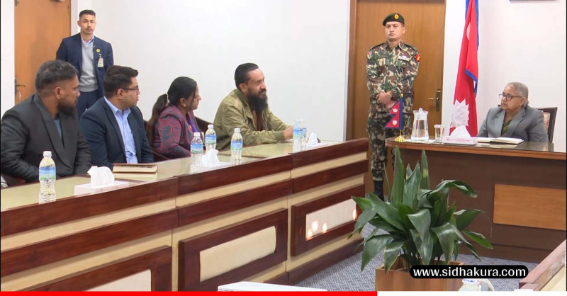 निर्वाचन कानुनमा दलितमैत्री व्यवस्था गरिदिन प्रधानमन्त्रीसंग अध्यक्ष सुनारको आग्रह