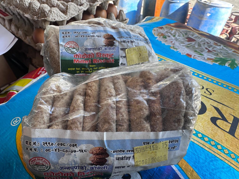 कोदो गरिबको खाना’ भनेर हेप्ने दिन गए :  बिष्कुटको माग उच्च, पाउरोटी बनाउने तयारी