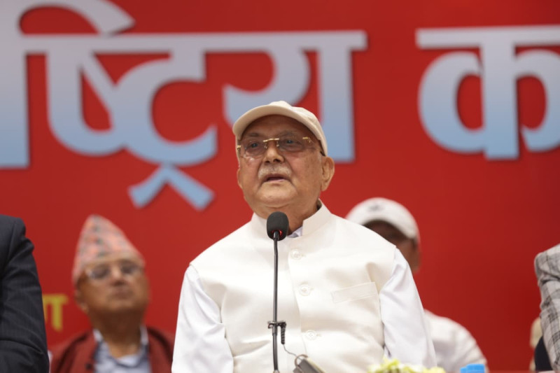 सम्पत्तिका नाममा जलेको खरानी छ, उठाएर छानबिन गरः केपी शर्मा ओली