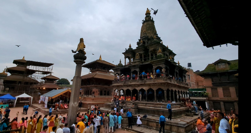भाद्र कृष्ण अष्टमीः बिहानैदेखि देशभरका श्रीकृष्णमन्दिरमा भक्तजनको लाम
