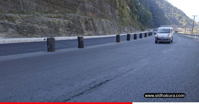 पोखराको हरिचोक–याम्दी खण्ड स्तरोन्नति अन्तिम चरणमा