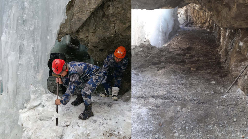 मनाङ बरफ काटेर पाँच दिनपछि खुल्यो नार्पु जाने बाटो, मतदाता गाउँ फर्किँदै