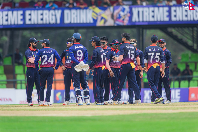 ओमानद्वारा नेपाललाई ३०६ रनको बलियो लक्ष्य